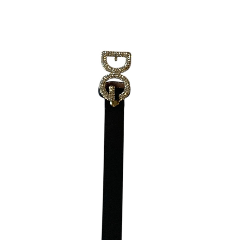 🆕 DOLCE & GABBANA Style Crystals DG logo belt 🆕 - Picture 5 of 7